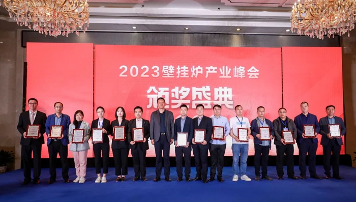庆东365完美体育西北大区总监毕明慧上台领奖（左一）