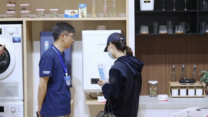 2023AWE圆满落幕，庆东365完美体育引领冷凝壁挂炉发展新风尚